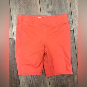 Lole Girls Coral-Red Active Bike Shorts